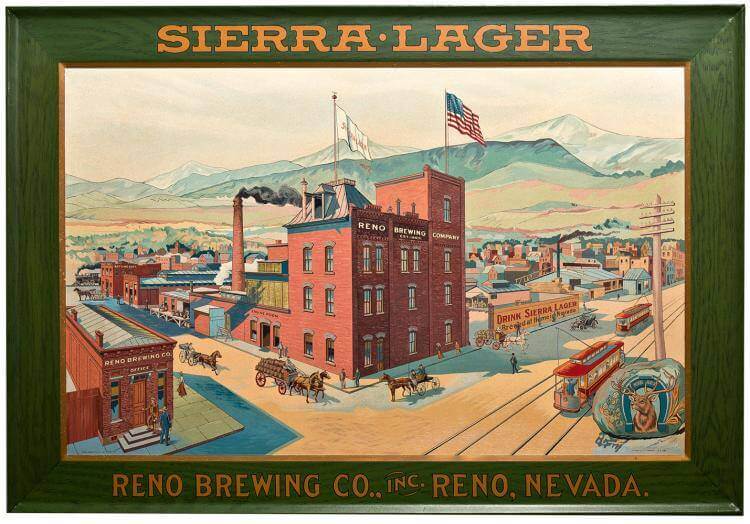 An established brewery in Reno until 1930's